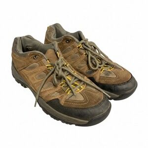 Denali Hiking Shoes Mens 9.5 Brown Lace-Up Outdoor Footwear Durable Comfort